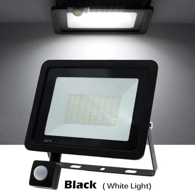 Outdoor Lighting With Outlet - PIR lampu sorot LED Sensor gerak