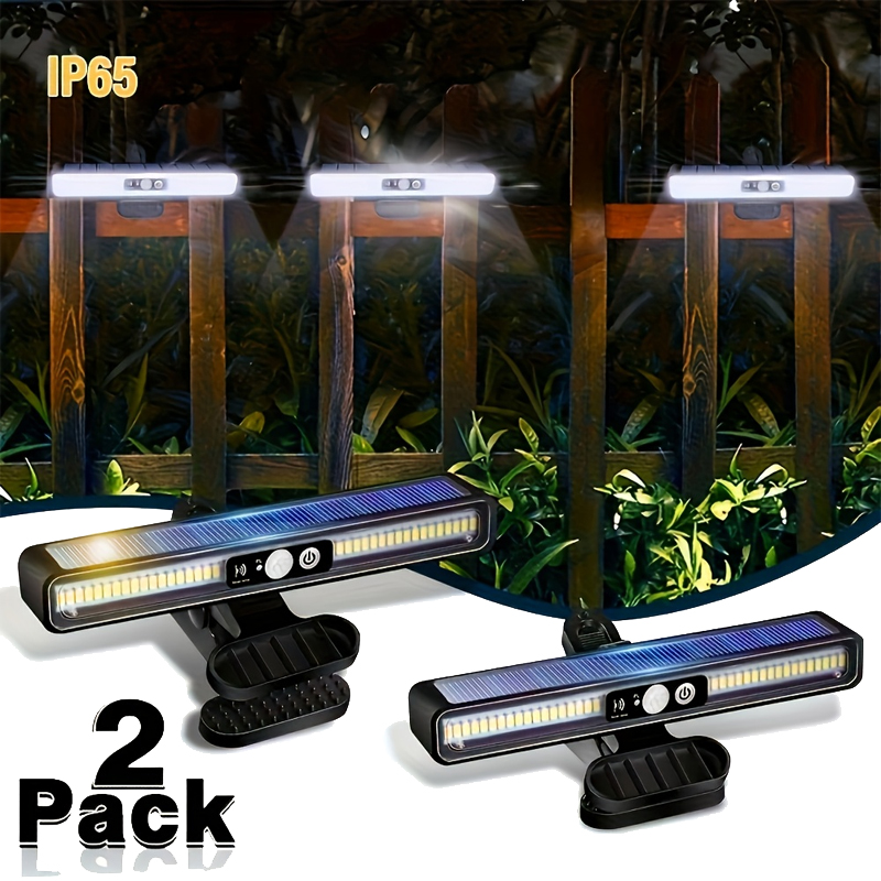 Outdoor Lighting Portable - Lampu Gerak Tenaga Surya Clip On