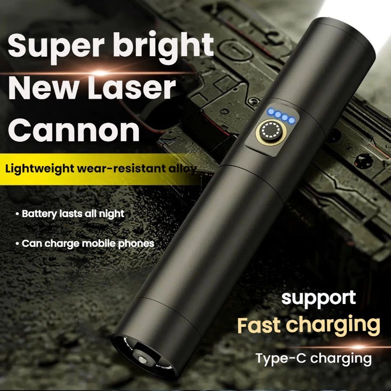 Outdoor Lighting Types - Senter LED Cahaya Kuat Pengisian Daya
