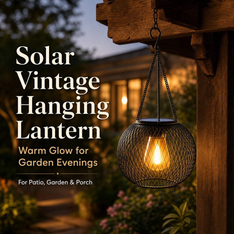 Outdoor Lighting Quality - Lampu Lantai Gantung LED Tenaga Surya