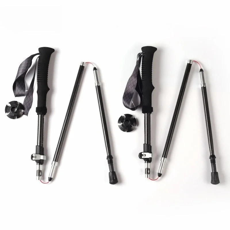 Outdoor Lighting Poles - Tongkat Trekking Lipat Lima Bagian Serat