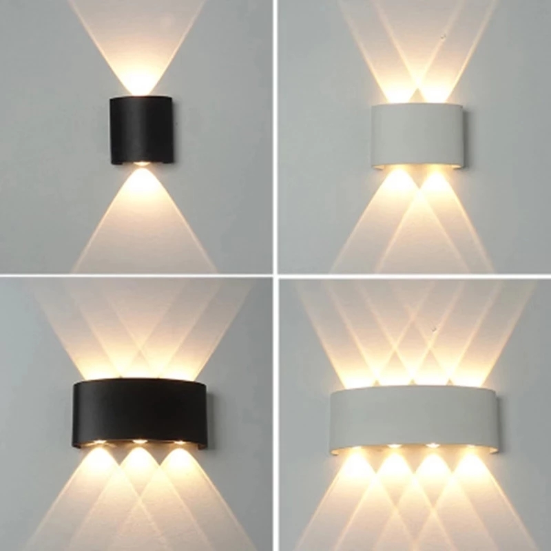 Outdoor Lighting On Stairs - Lampu Dinding Led Aluminium Luar Ruangan
