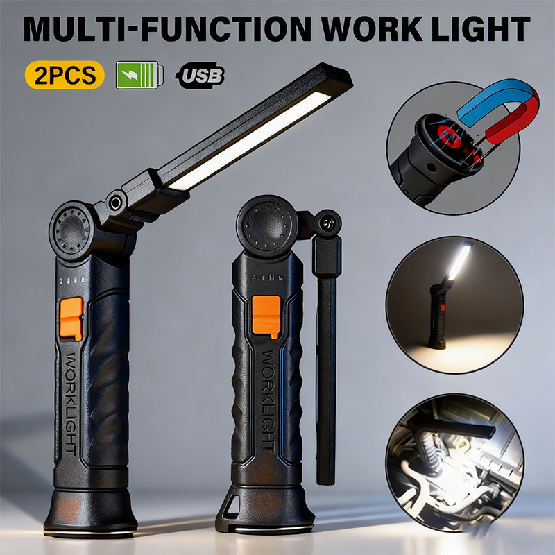 Outdoor Lighting Types - Senter LED COB Portabel Lampu Kerja