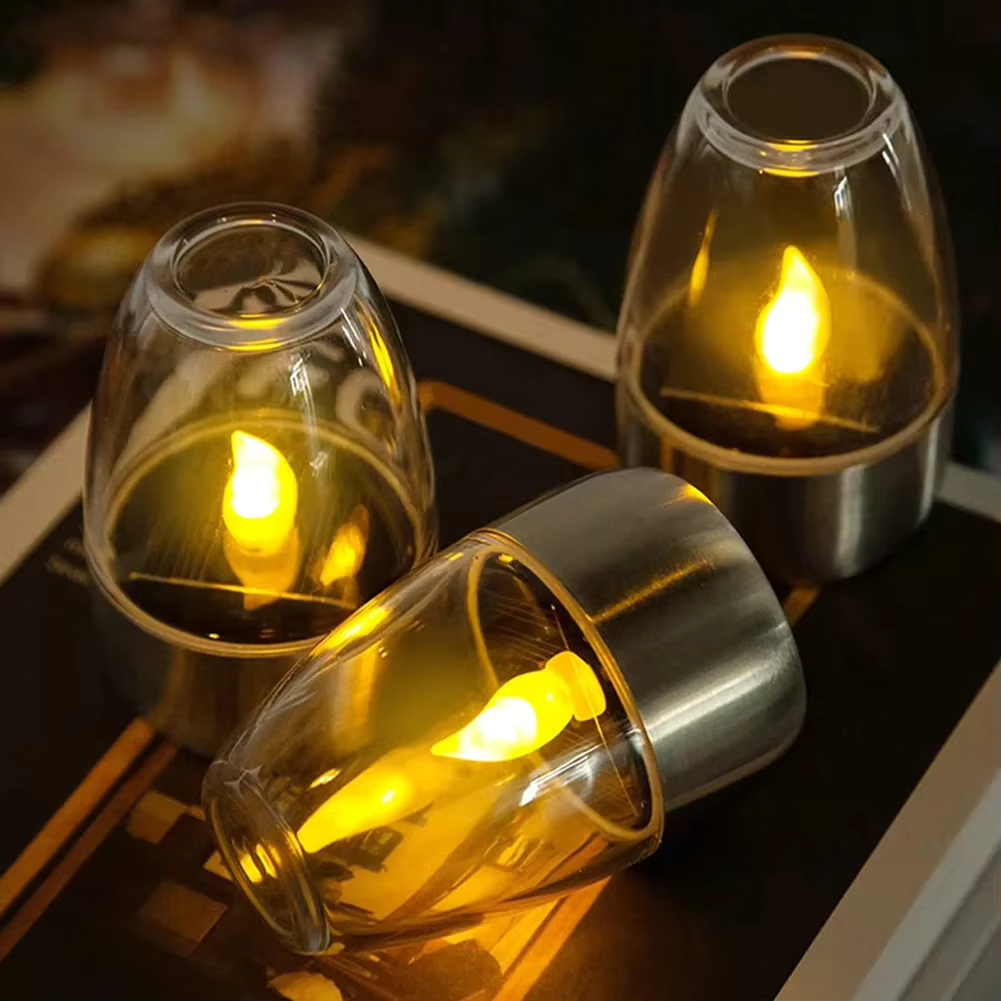 Halo Outdoor Lighting - Lampu Lilin Surya Baja Tahan Karat
