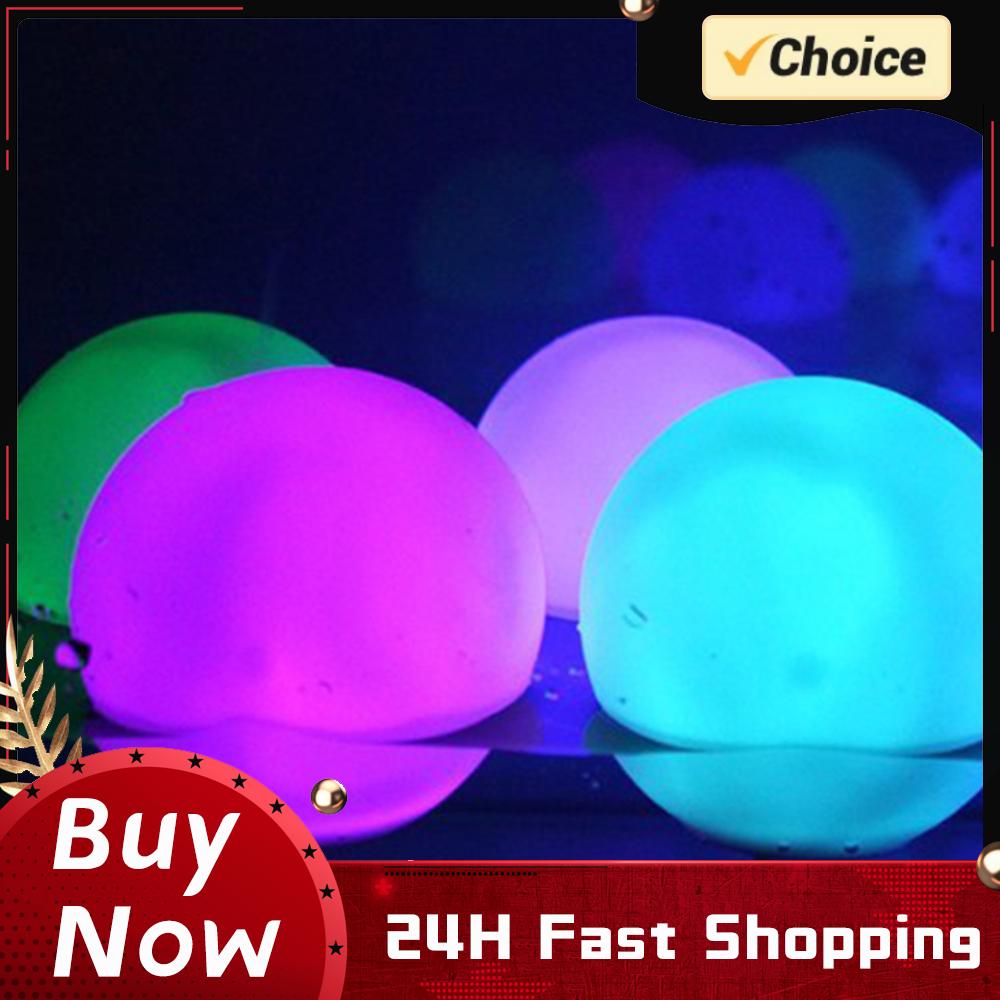 Outdoor Lighting Around Pool - Bola Pantul Bercahaya LED Kolam Tiup