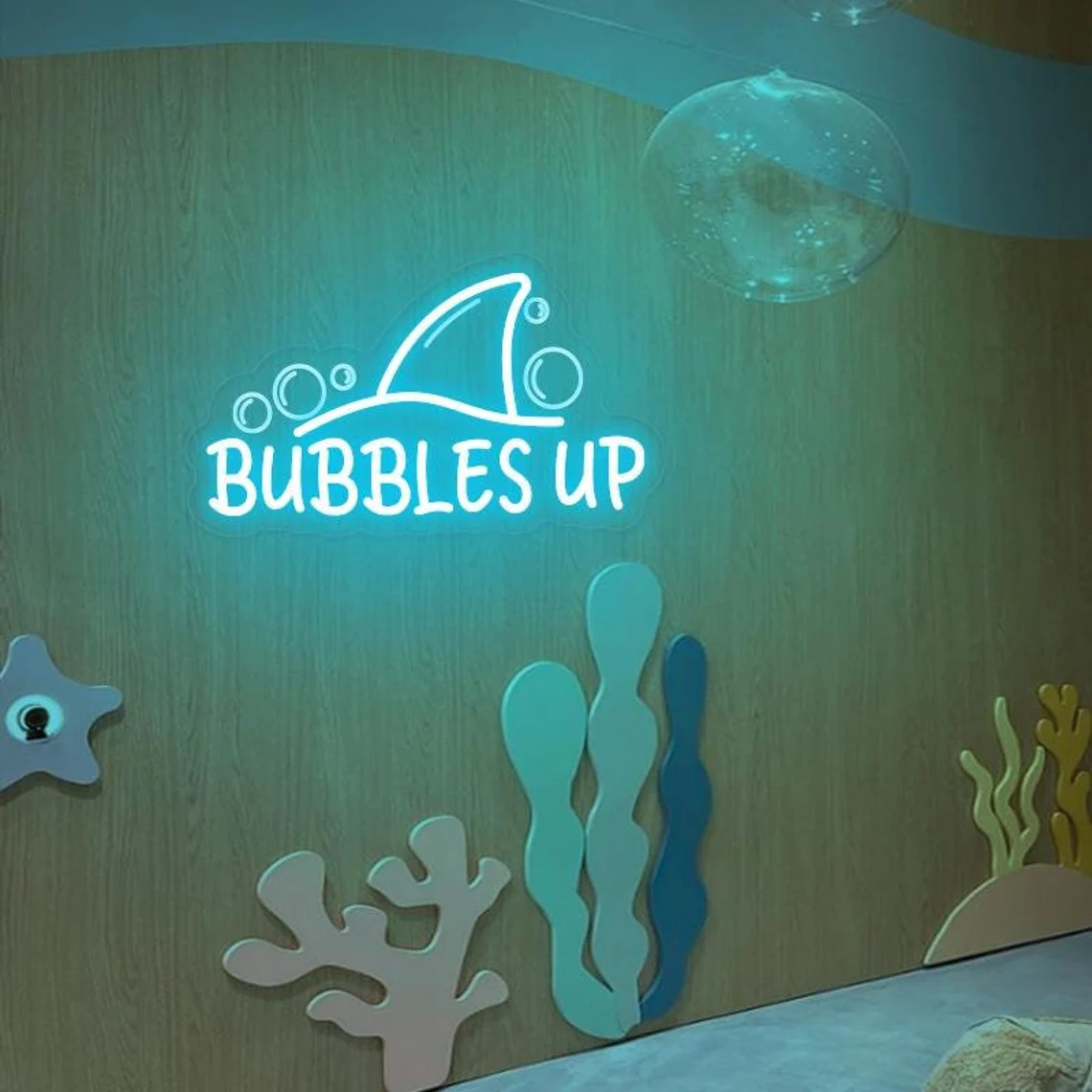 Outdoor Lighting Quotes - Bubbles Up Neon Sign, Lampu Neon