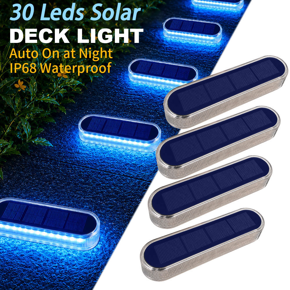 Outdoor Lighting On Stairs - Lampu Taman Tenaga Surya 2700K Putih