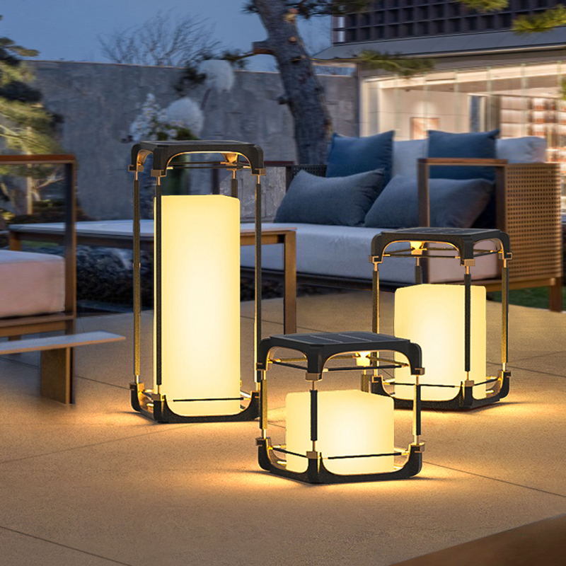 Outdoor Lighting Lamp - Lampu lantai bercahaya halaman tenaga surya