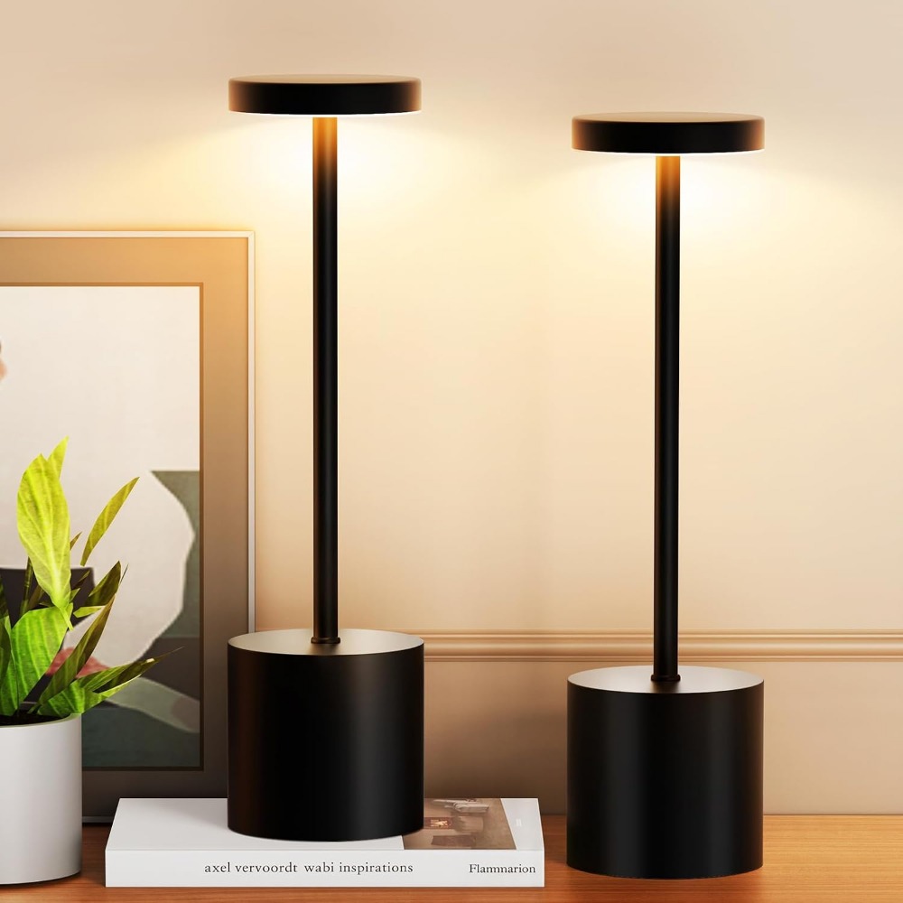 Outdoor Lighting Lamp - Set Lampu Meja Tanpa Kabel Baterai