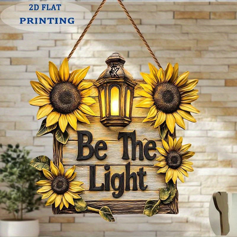 Outdoor Lighting Quotes - 1 Buah Tanda Kayu Lentera Bunga