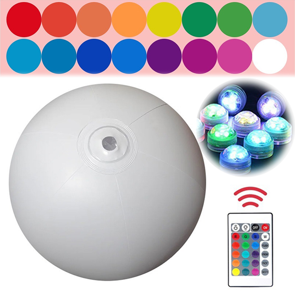 Outdoor Lighting Around Pool - Bola Pantai Kolam Renang Tiup 16