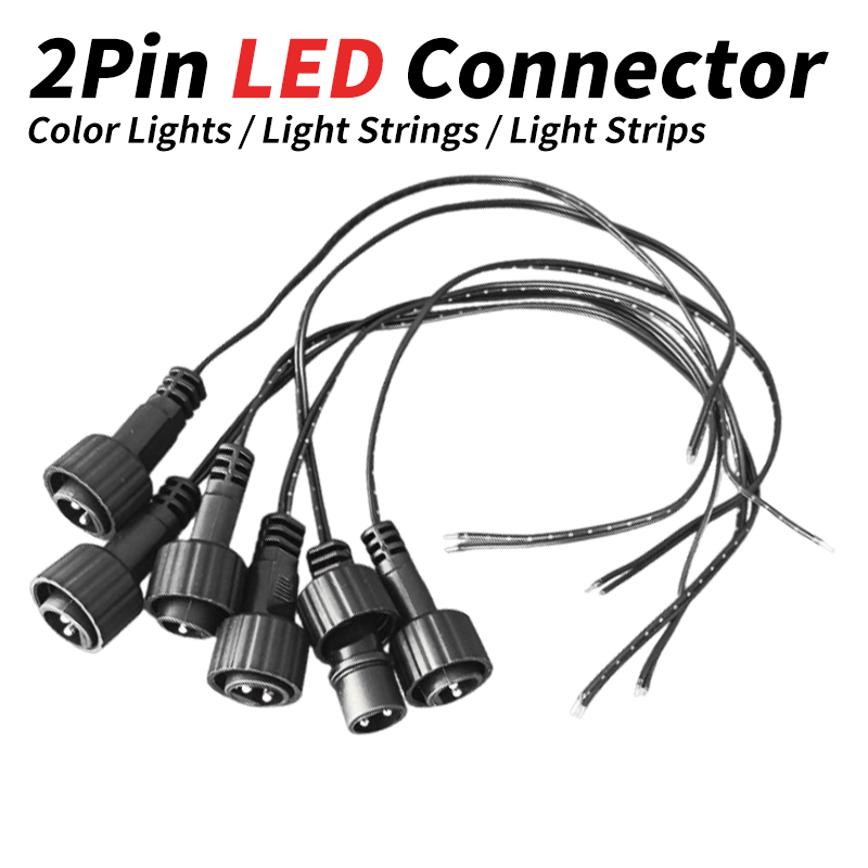 Outdoor Lighting Led Fixtures - Konektor LED 2Pin dengan Kabel 25cm