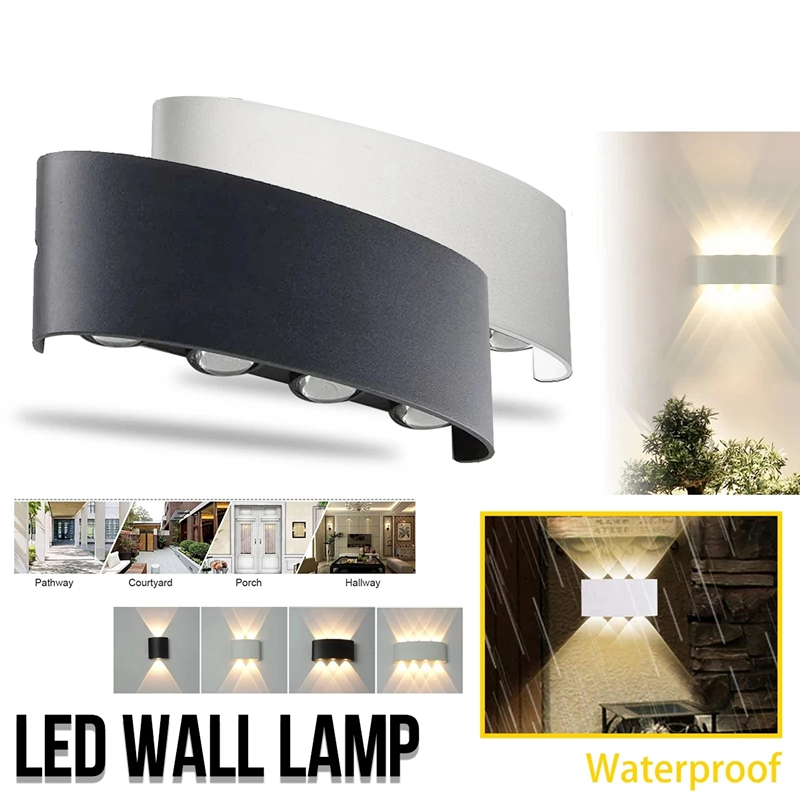 Outdoor Lighting With Outlet - Lampu Dinding Led Modern Lampu Tangga