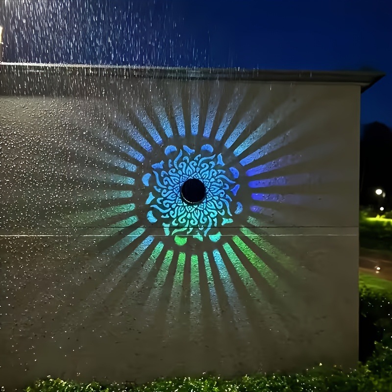 Halo Outdoor Lighting - Lampu Dinding LED Tenaga Surya Proyeksi