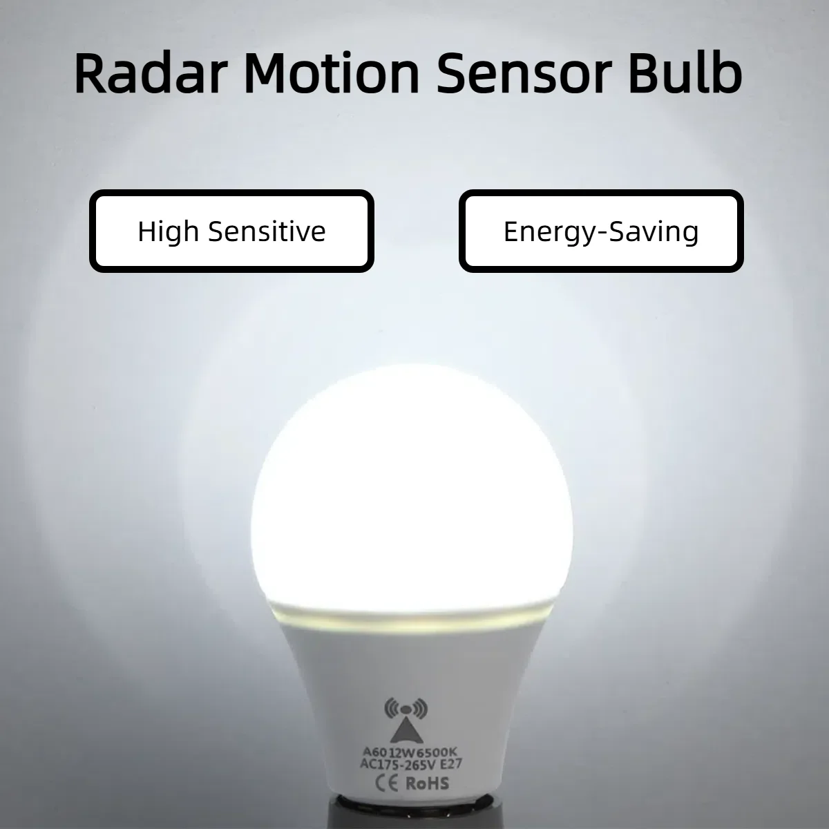 Outdoor Lighting On Stairs - AC175V-265V E27 Sensor Gerak Radar Bohlam