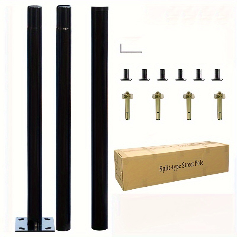 Outdoor Lighting Poles - Tiang Lampu Jalan Tenaga Surya 3m,