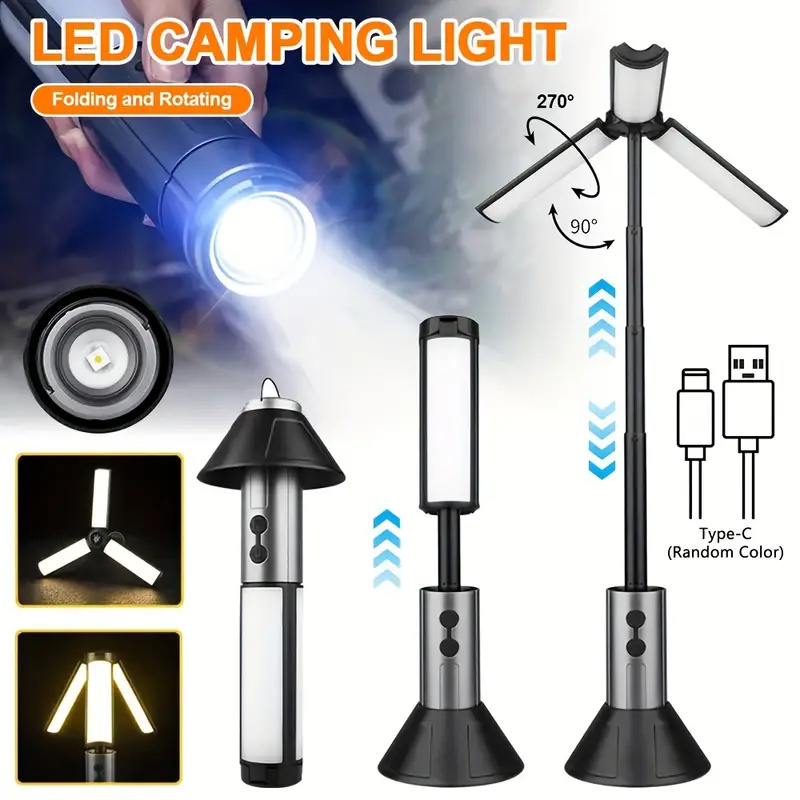 Outdoor Lighting Poles - Lampu Camping Multifungsi 2 in 1
