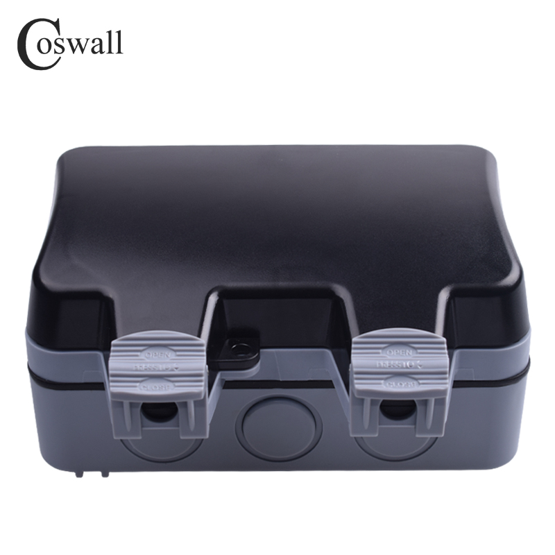 Coswall Soket Daya Dinding Lua - Outdoor Lighting With Outlet ulasan dan harga
