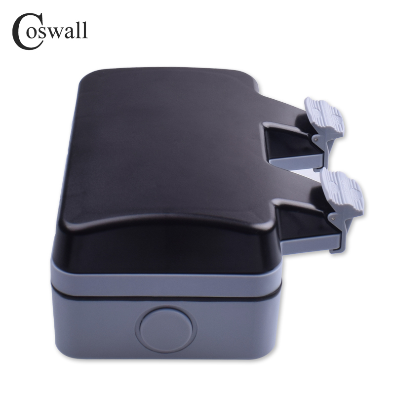 Coswall Soket Daya Dinding Lua - Outdoor Lighting With Outlet ulasan dan harga