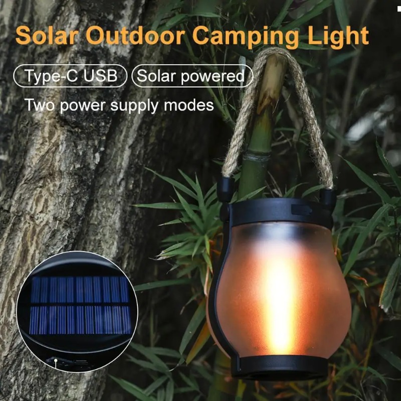 Lampu Api Surya USB Isi Ulang  - Halo Outdoor Lighting ulasan dan harga