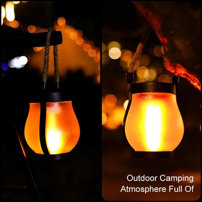 Lampu Api Surya USB Isi Ulang  - Halo Outdoor Lighting ulasan dan harga