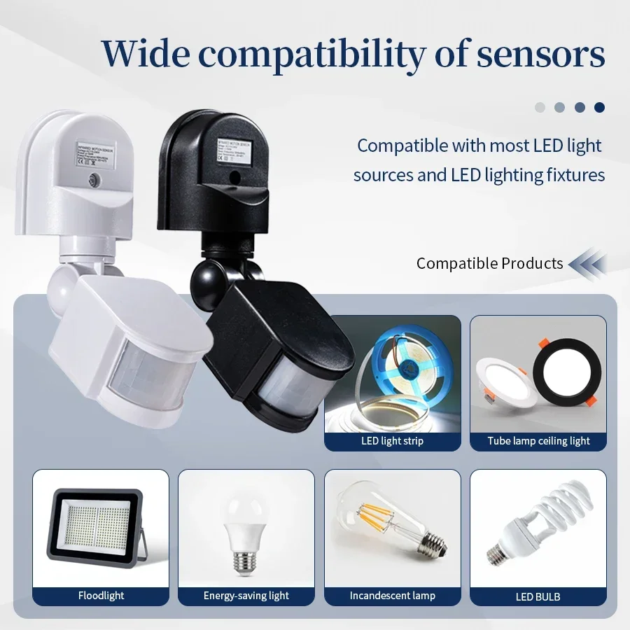 110-240V Sensor Gerak PIR 12V  - Outdoor Lighting Led Fixtures ulasan dan harga