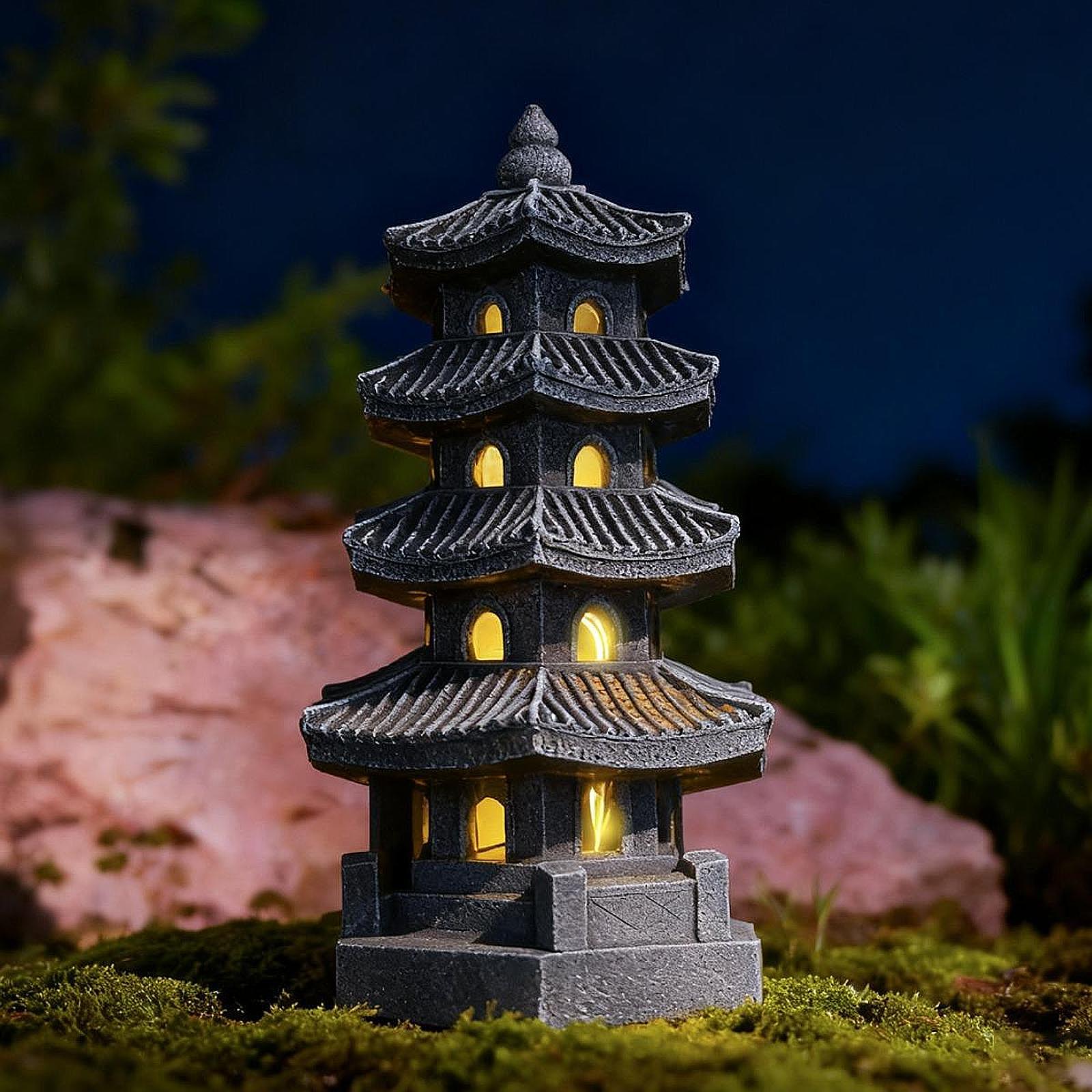 Lampu Taman Pagoda Surya, Patu - Halo Outdoor Lighting ulasan dan harga