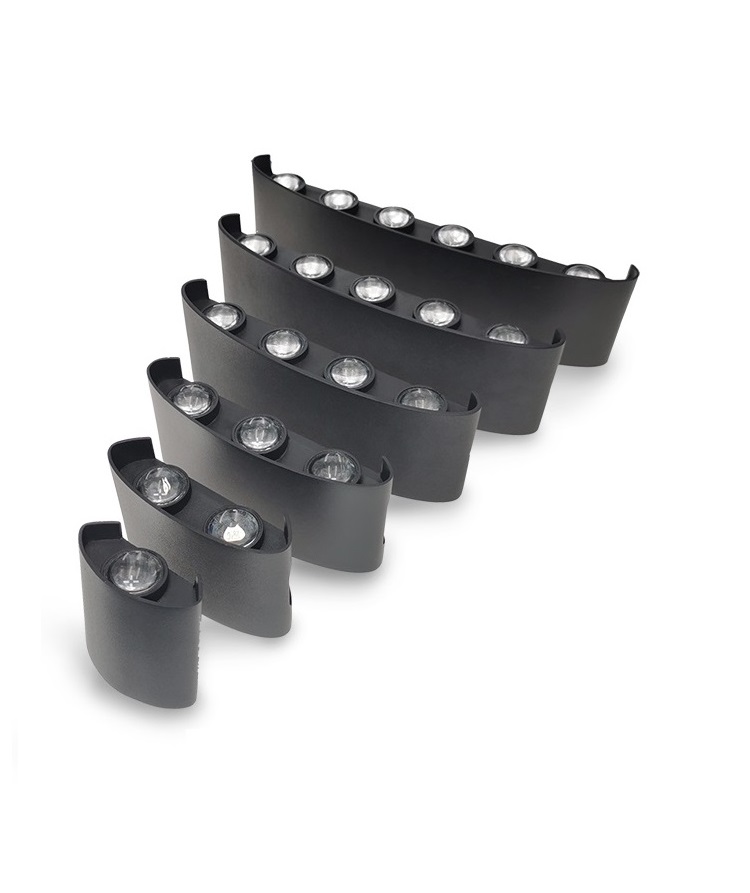 Lampu Dinding Led Aluminium Lu - Outdoor Lighting On Stairs ulasan dan harga