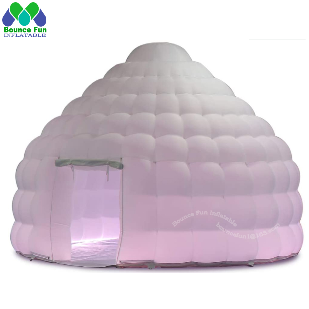 Tenda Kubah Igloo Tiup Putih d - Outdoor Lighting Rental ulasan dan harga