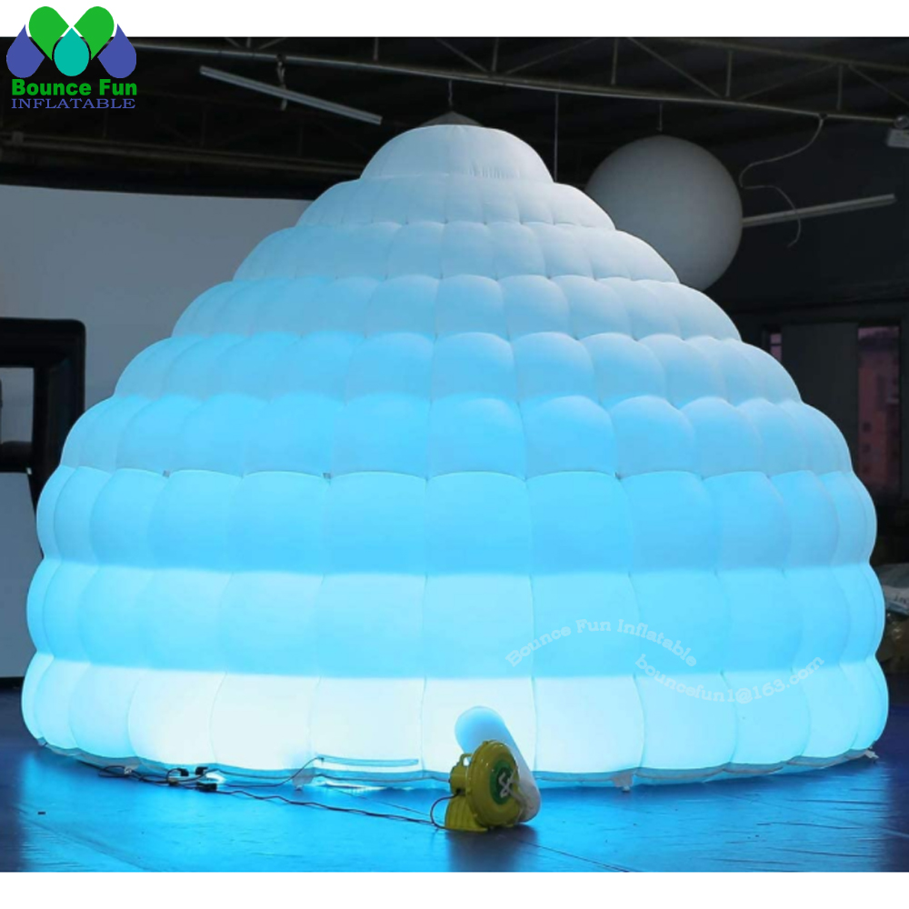 Tenda Kubah Igloo Tiup Putih d - Outdoor Lighting Rental ulasan dan harga