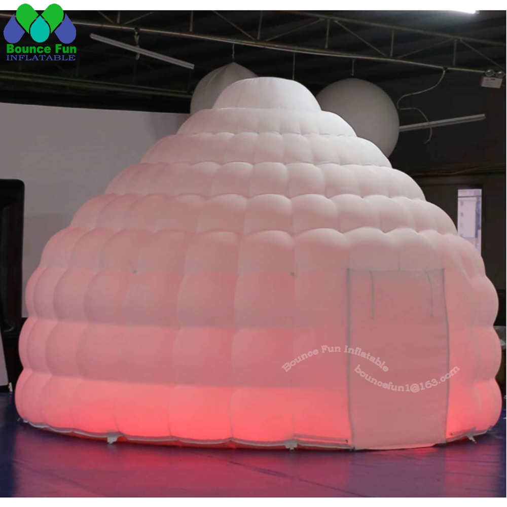 Tenda Kubah Igloo Tiup Putih d - Outdoor Lighting Rental ulasan dan harga