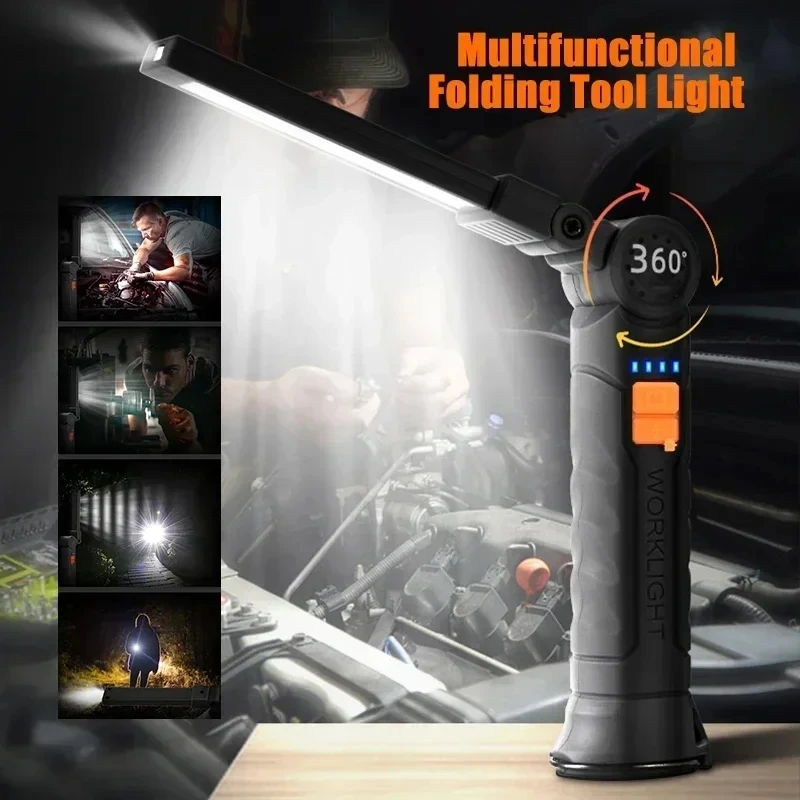 Senter LED COB Portabel Lampu  - Outdoor Lighting Types ulasan dan harga