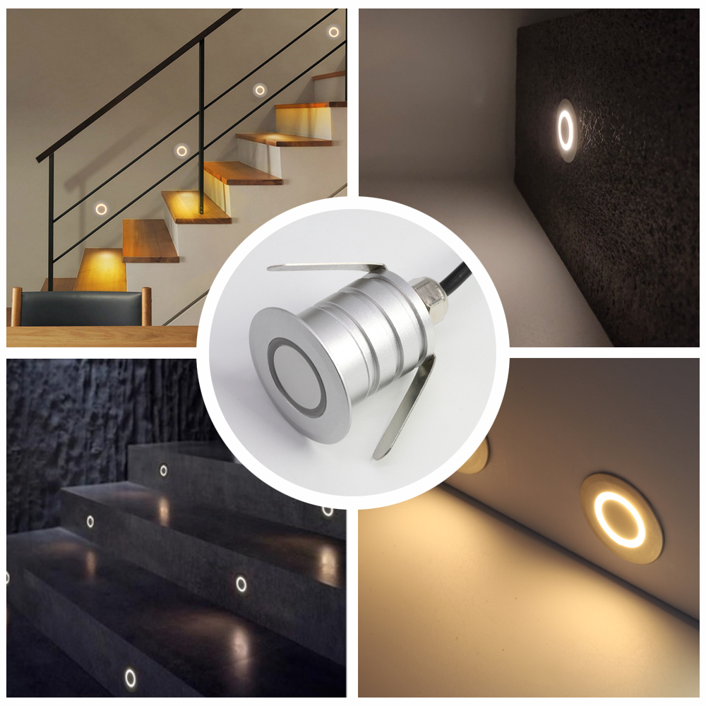 1W Lampu Dinding Bundar Led La - Outdoor Lighting On Stairs ulasan dan harga