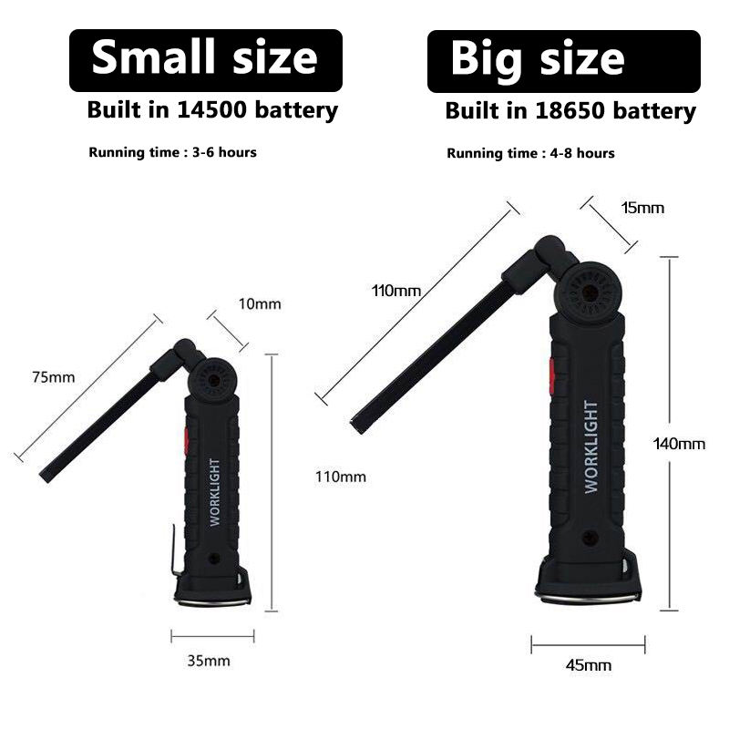 Senter LED Lipat Portabel Magn - Outdoor Lighting Types ulasan dan harga