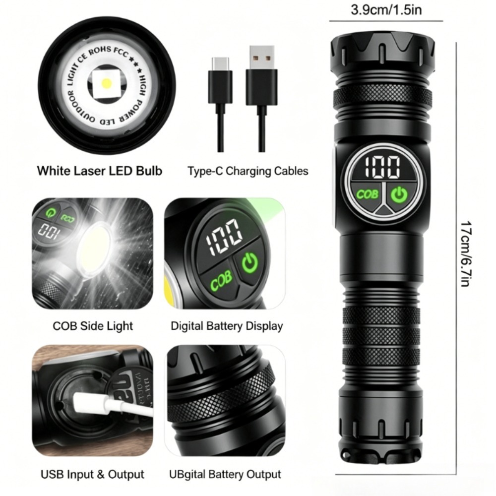 Senter LED Cahaya Putih Pengis - Outdoor Lighting Types ulasan dan harga
