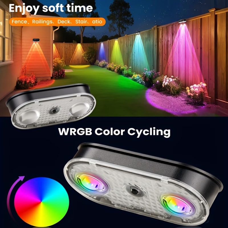 Lampu Pagar Tenaga Surya RGB I - Outdoor Lighting With Outlet ulasan dan harga