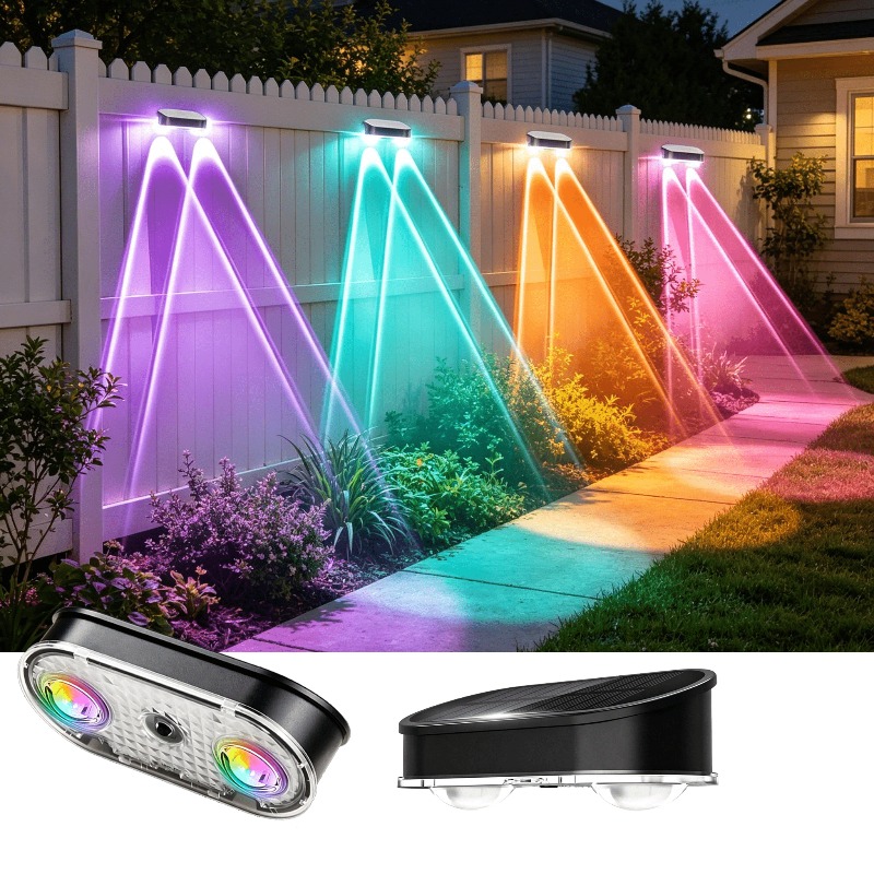 Lampu Pagar Tenaga Surya RGB I - Outdoor Lighting With Outlet ulasan dan harga