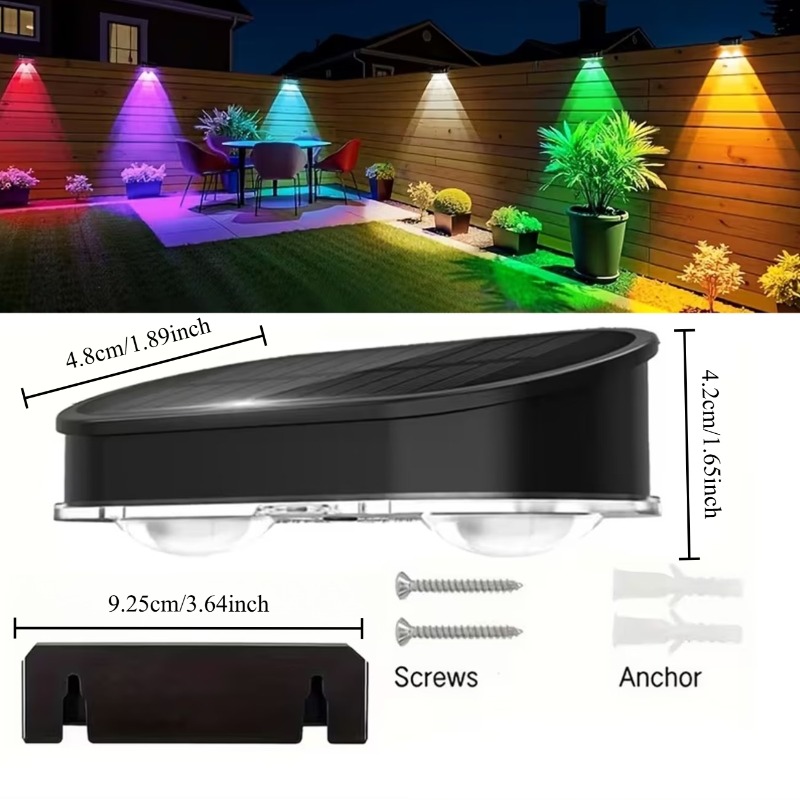 Lampu Pagar Tenaga Surya RGB I - Outdoor Lighting With Outlet ulasan dan harga