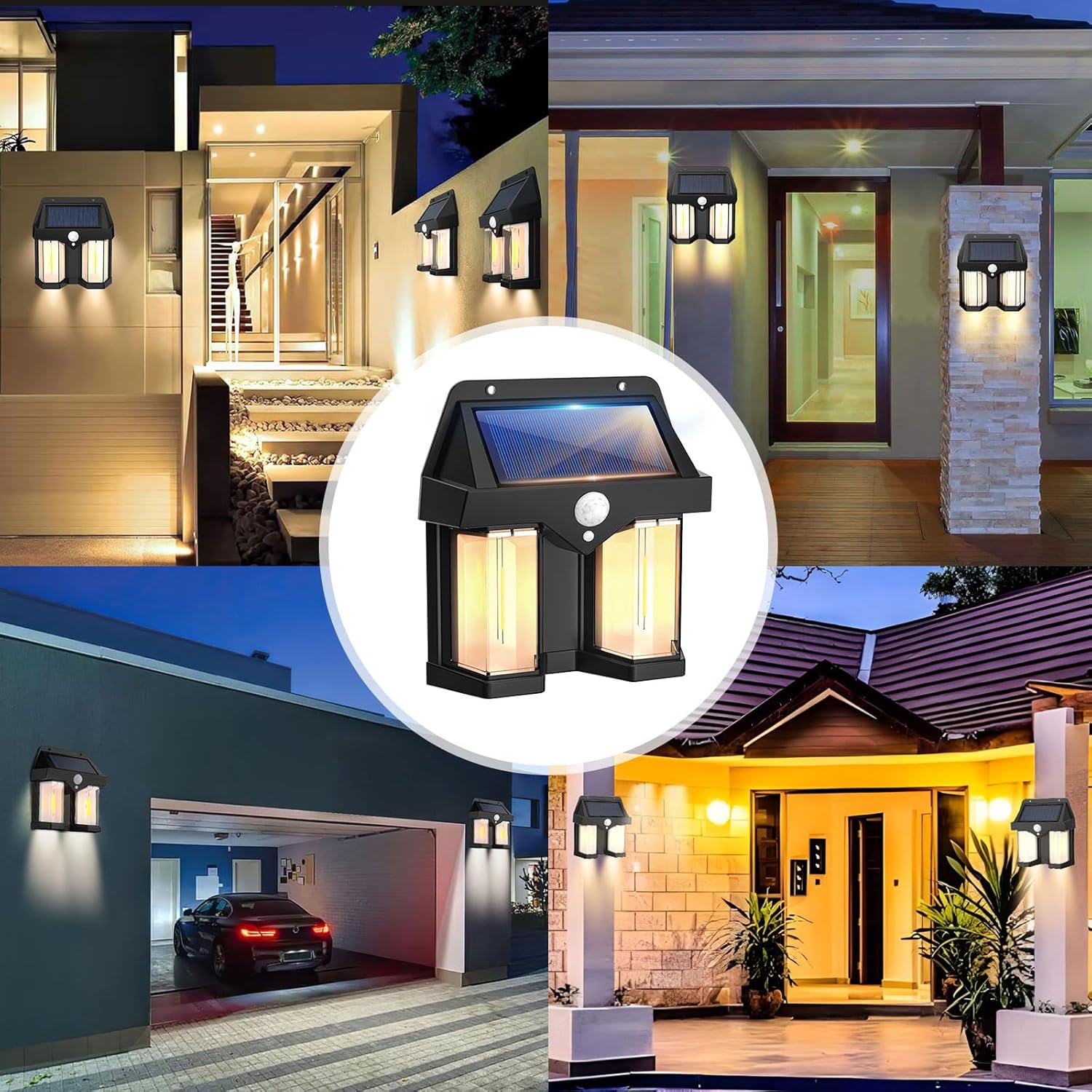Lampu Dinding Tenaga Surya Vin - Outdoor Lighting With Outlet ulasan dan harga