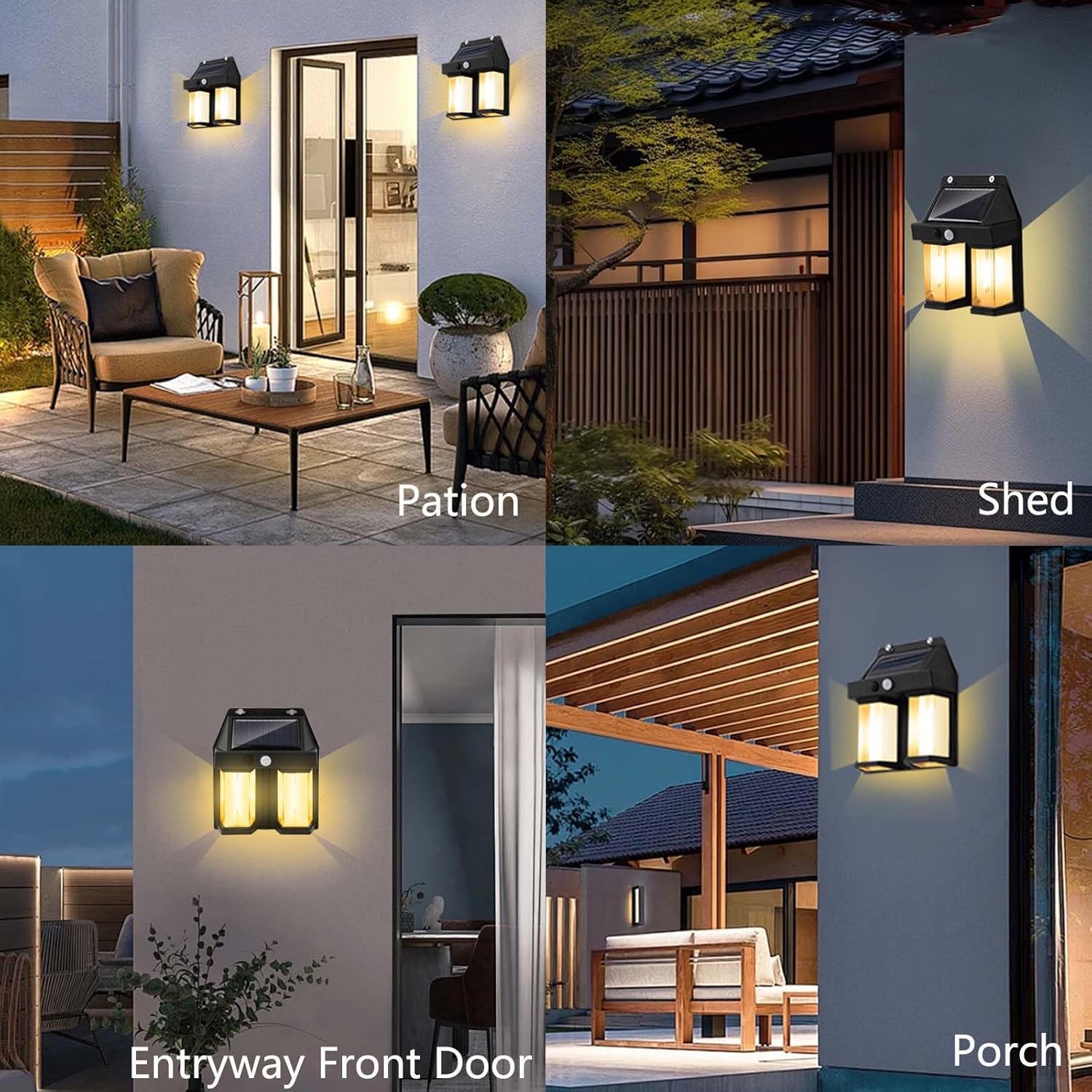 Lampu Dinding Tenaga Surya Vin - Outdoor Lighting With Outlet ulasan dan harga