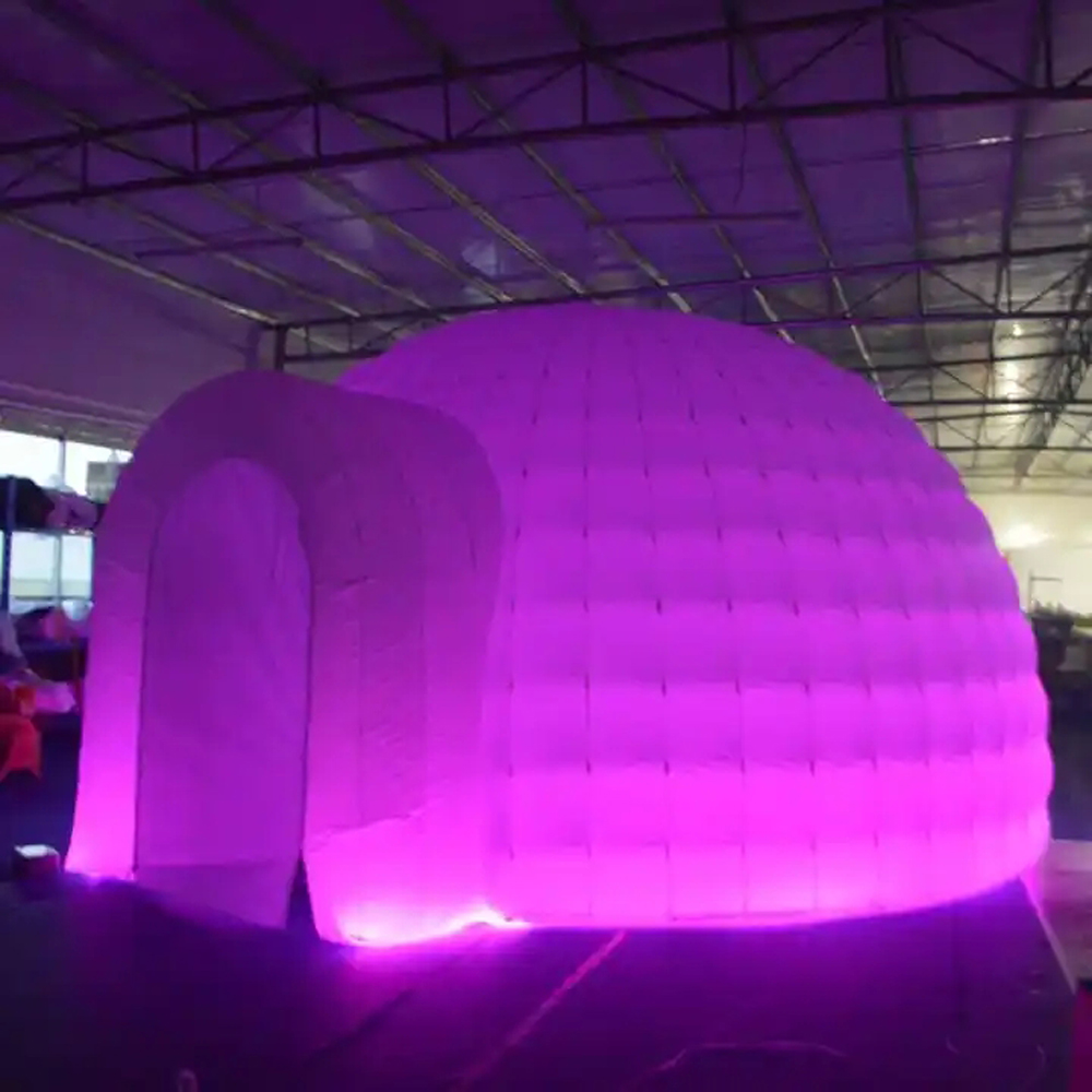 Tenda Dome Igloo Tiup Putih un - Outdoor Lighting Rental ulasan dan harga