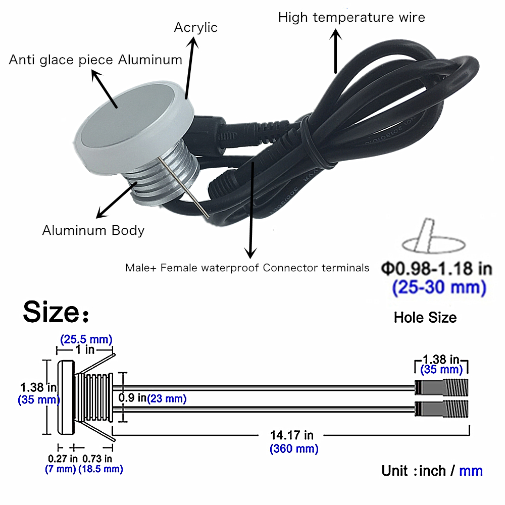 1W LED Tersembunyi Led Lampu D - Outdoor Lighting On Stairs ulasan dan harga