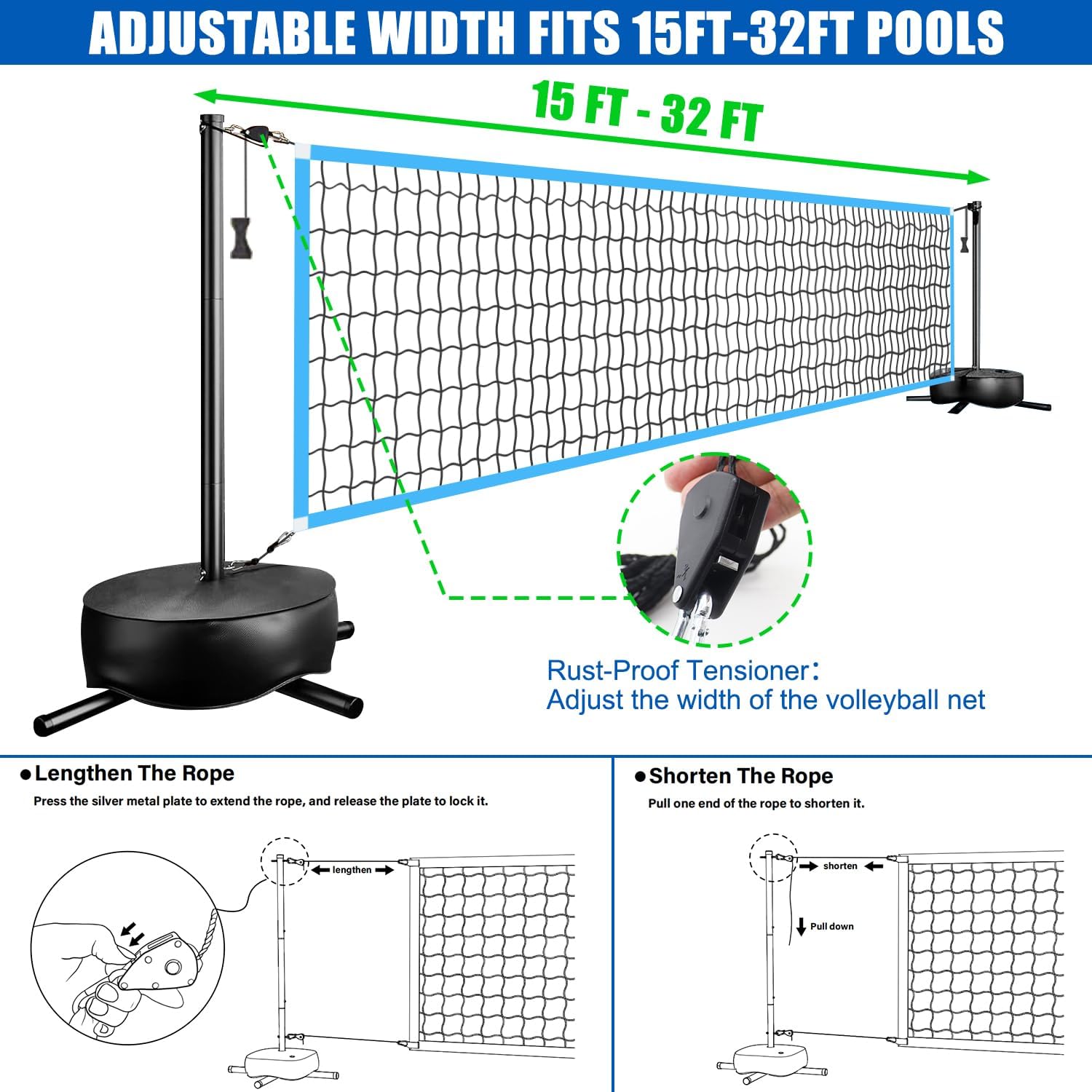 Jaring Bola Voli LED Portabel  - Outdoor Lighting Portable ulasan dan harga