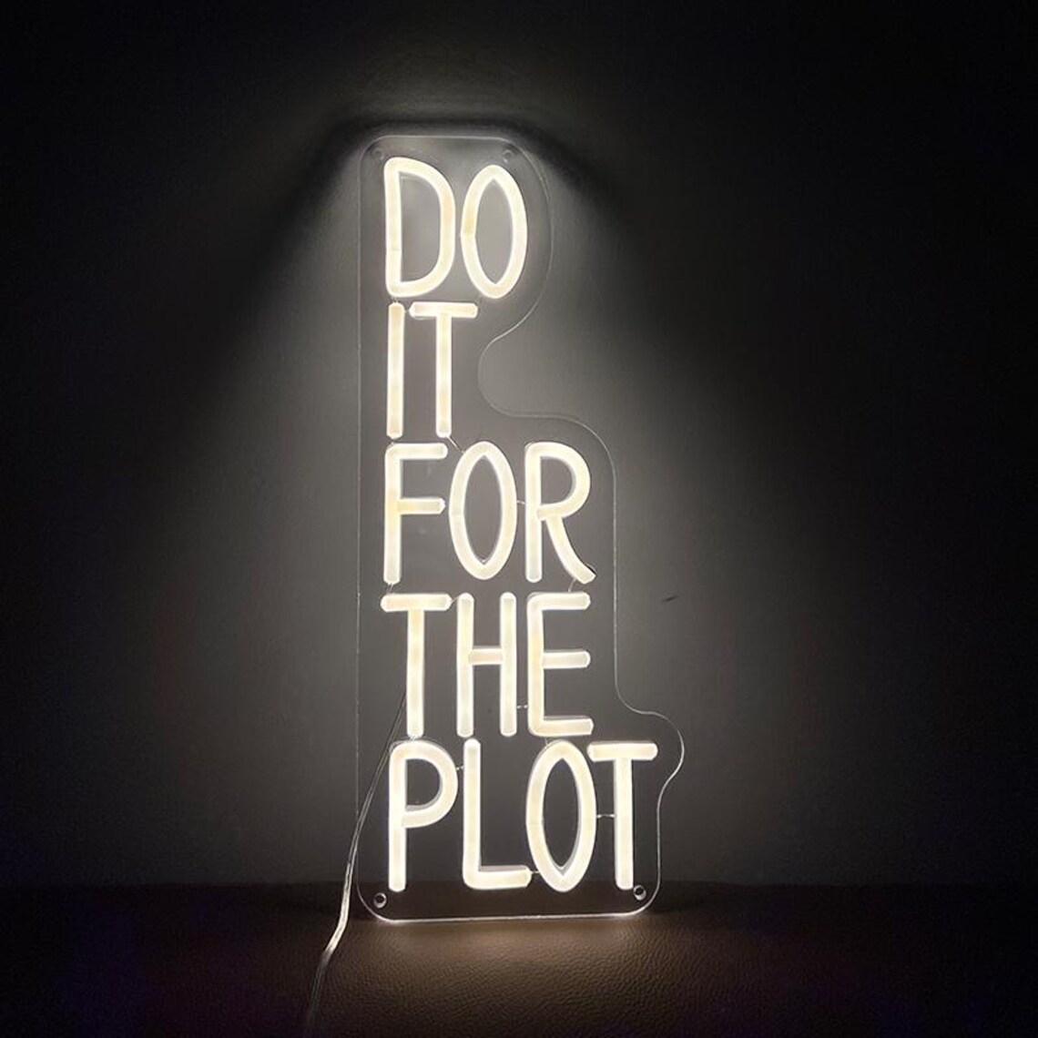 Lampu Neon Do It For The Plot, - Outdoor Lighting Quotes ulasan dan harga