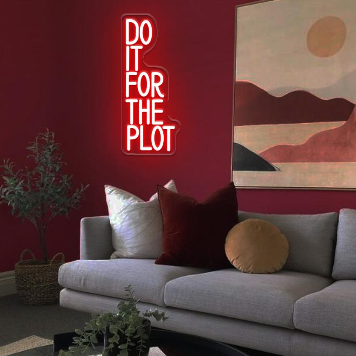 Lampu Neon Do It For The Plot, - Outdoor Lighting Quotes ulasan dan harga