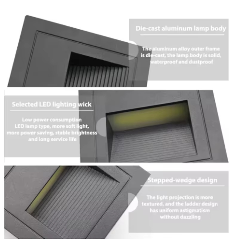 Lampu Tangga LED Lampu Dinding - Outdoor Lighting On Stairs ulasan dan harga