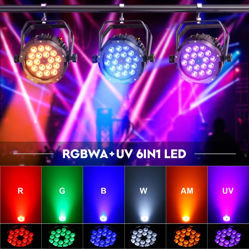 4Pcs Lampu Par 18X10W IP65 Tah - Outdoor Lighting Waterproof ulasan dan harga