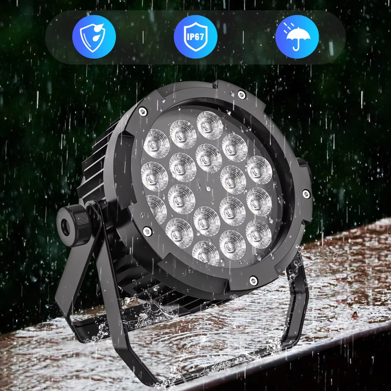 4Pcs Lampu Par 18X10W IP65 Tah - Outdoor Lighting Waterproof ulasan dan harga