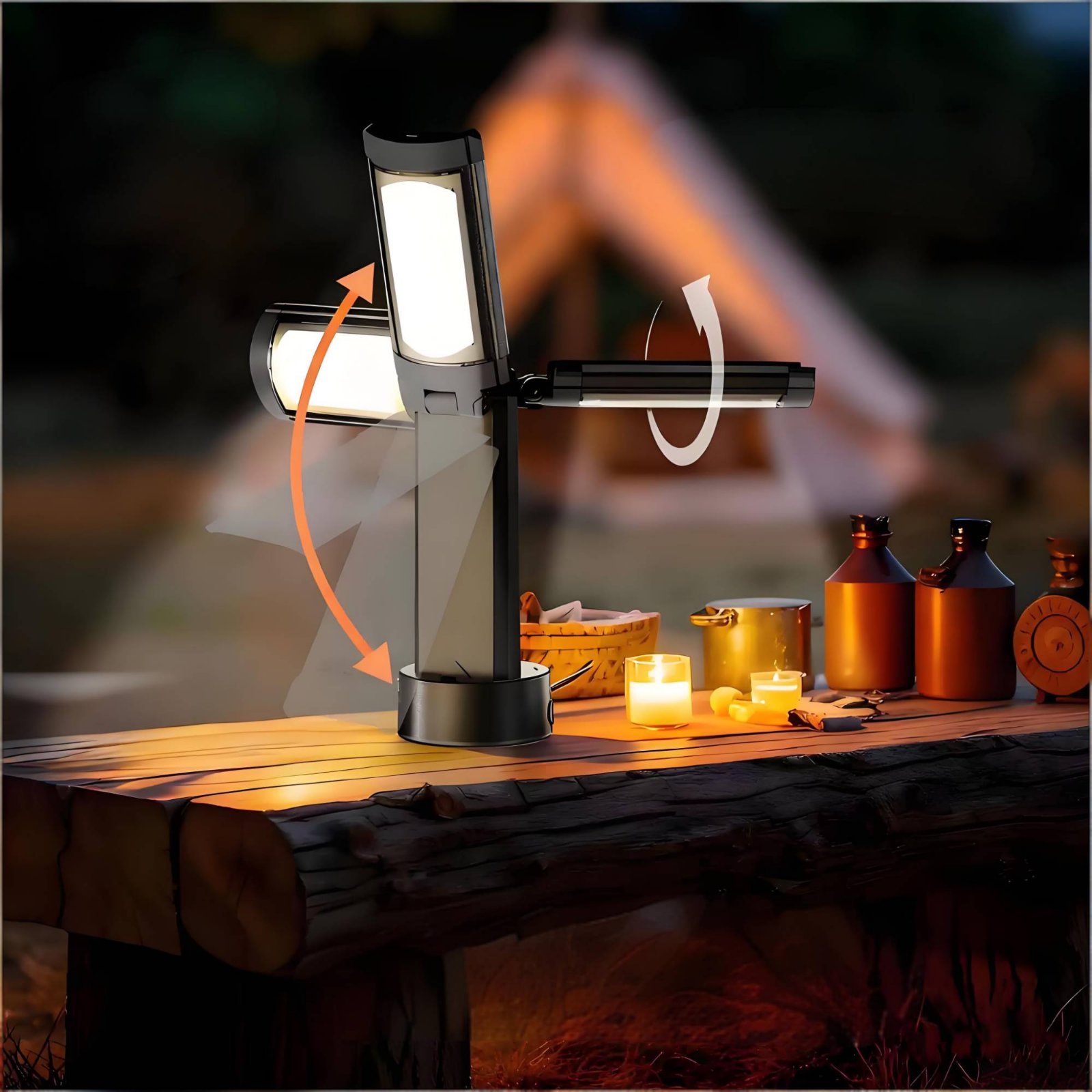 Lampu Tenda Teleskopik Tinggi  - Outdoor Lighting Portable ulasan dan harga