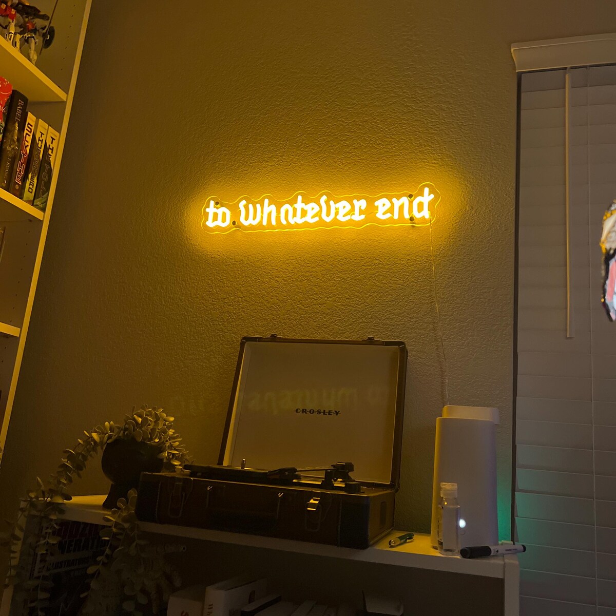 Neon Sign To Whatever End: Dek - Outdoor Lighting Quotes ulasan dan harga